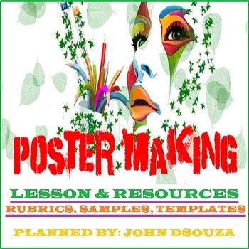Preview of POSTER DESIGN LESSON AND RESOURCES