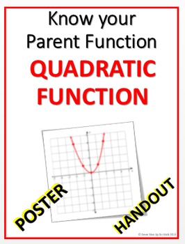 Preview of POSTER - Quadratic Parent and Transformation
