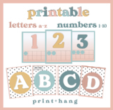 POSTERS - Alphabet & Numbers