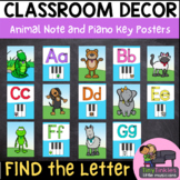 POSTERS - Animal Alphabet, Tracing Letters, and Piano Keys
