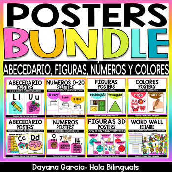 Preview of POSTERS BUNDLE- SPANISH