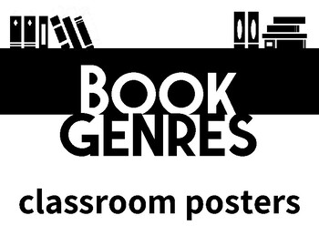 Preview of POSTERS:  Book Genres