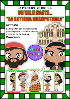 Preview of PÓSTERS COLORIDOS - CIVILIZACIÓN "Antigua Mesopotamia " (IMPRIMIBLES) |CULTURA|