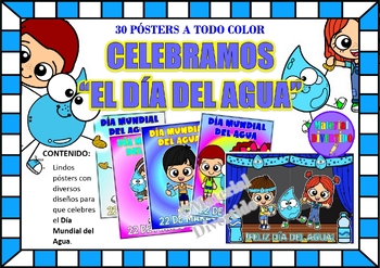 Preview of PÓSTERS COLORIDOS - "Día Mundial del Agua" (IMPRIMIBLES) |CIENCIA|