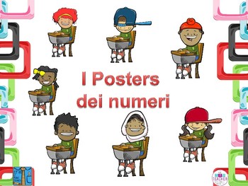 Preview of POSTERS DEI NUMERI - ITALIAN NUMBER POSTERS