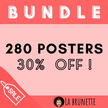 Preview of POSTERS MEGA BUNDLE - 280 PRINTABLE PAGES - France and Francophonie