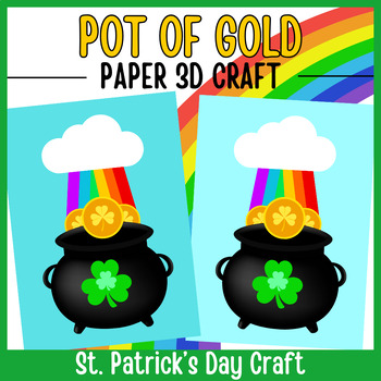 Preview of POT OF GOLD St. Patrick's Day Craft