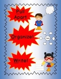 P.O.W. Pull Apart, Organize, Write: Posters, Visual Tools