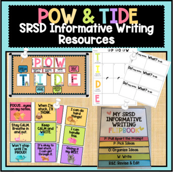 Preview of POW & TIDE: SRSD Writing Resources