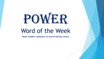 Preview of POWER Word of the Week
