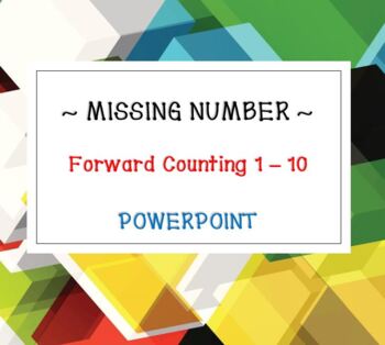 Preview of Missing Number Counting Patterns  FORWARD COUNTING 1 - 10