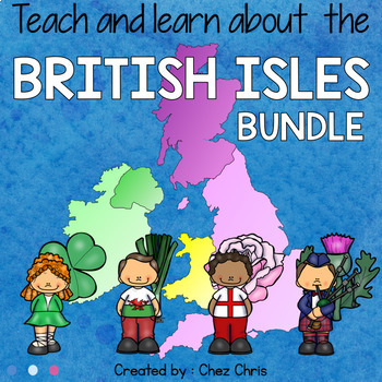 Preview of The British Isles - Interactive pdf and Powerpoint Presentation BUNDLE