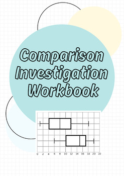 Preview of PPDAC Comparison Investigation Booklet (Box and Whisker)