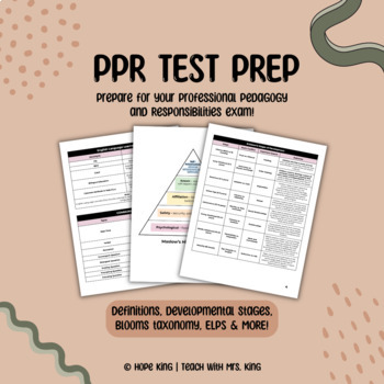 Preview of PPR - Pedagogy and Professional Responsibilities EC–12 STUDY GUIDE
