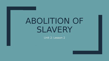 Preview of PPT Abolition of Slavery in Canada / Act of Limiting Slavery
