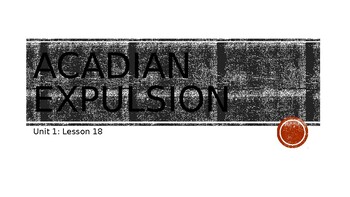 Preview of PPT Acadian Expulsion New France