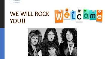 Preview of PPT - Freddie Mercury - We WILL rock YOU!