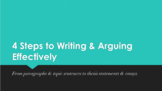 PPT Lesson & Practice: Thesis Statements