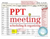 PPT Meetings ~ Scheduling, Organizing, Checklists, How-To,