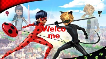 Preview of PPT - Miraculous Ladybug - Catnoir and Ladybug
