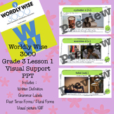 PPT: Wordly Wise 3000 Book 3 Lesson 1 Vocabulary with Visu