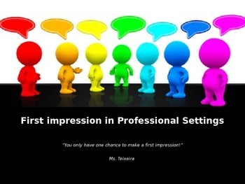 Preview of Nonverbal Communication and First Impressions POWERPOINT