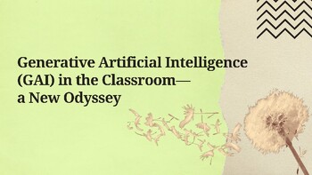 Preview of PPTx: Generative Artificial Intelligence in ANY Classroom—A New Odyssey