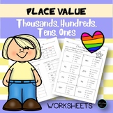 PPlace Value Of Tens And Ones Worksheets 2nd Grade | Numbe