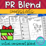 PR Blend Worksheets - Initial Consonant Blends