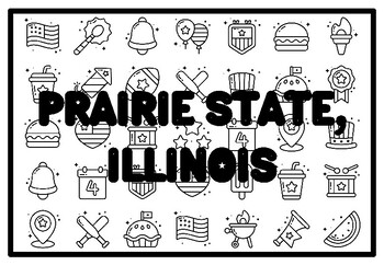 PRAIRIE STATE, ILLINOIS State Nickname Activity, Constitution Day ...