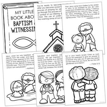 PRAYERS, SALVATION, BAPTISM, & WITNESSING Coloring Pages | Posters | FREE