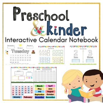 PRE-K Kinder Calendar Learning Binder (Morning Busy Binder) | TpT