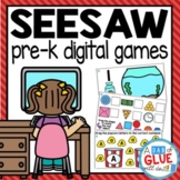 PRE-K SeeSaw Activities Digital Bundle for SeeSaw Digital Games