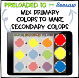 PRE-LOADED SEESAW Mixing Colors | Virtual Art