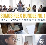 Somos 1 FLEX Units 1-5 Bundle | Hybrid Curriculum for Novice Spanish