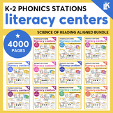 Science of Reading Phonics Literacy Centers Bundle