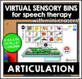 Articulation Sensory Bin BOOM CARDS™ for Speech Therapy