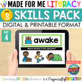 Made For Me Literacy Digital Skill Practice (Level B: Set 4)