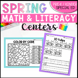 Special Education Spring Activities - Math & Literacy Spec
