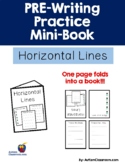 PRE-Writing Practice Mini-Book - Horizonal Lines (Autism, 