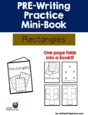 PRE-Writing Practice Mini-Book - Rectangles (Autism, PreK,