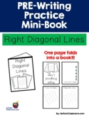 PRE-Writing Practice Mini-Book - Right Diagonal Lines (Aut