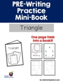 PRE-Writing Practice Mini-Book - Triangle (Autism, PreK, K
