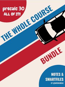 Preview of PRECALCULUS 30 BUNDLE - ALL OF IT!