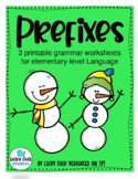 PREFIXES - Printable grammar worksheets