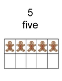 PREK THEME UNIT kindergarten GIngerbread counting 3 ways t