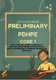 PRELIMINARY PDHPE CORE 1 - Bundle