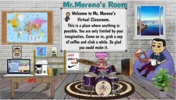 Preview of PREMIUM Virtual Bitmoji Classroom to Save You Time