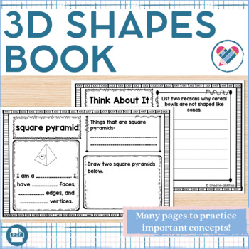 Preview of 3D Shapes Book