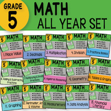 Math Doodle - 5th Grade Math Interactive Notebook Bundle ~ ALL YEAR SET ~ Notes